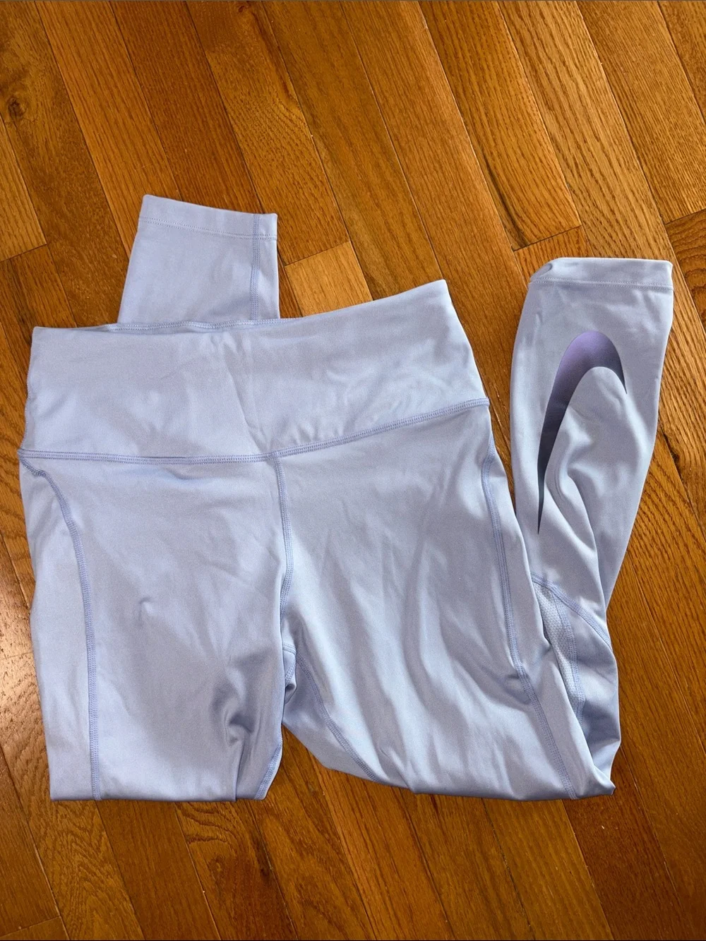 Nike Dri-FIT High Rise Running Leggings Lavender Pocket Size Medium